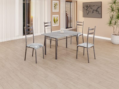 Mesa 4cadeiras Marselha Retangular