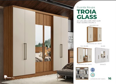 Guarda roupa 6p Troia